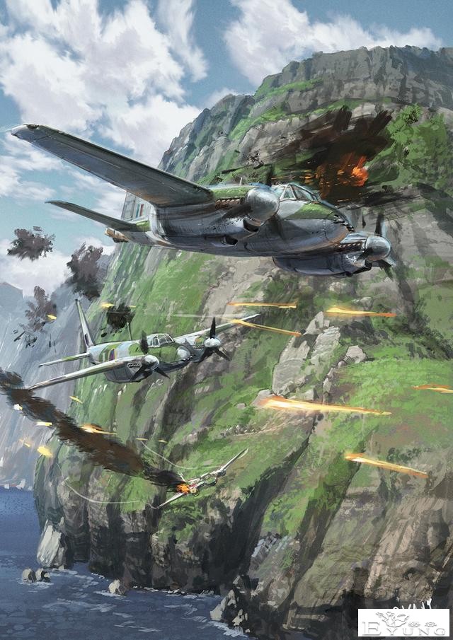 非常棒的一组“战争场景”插画作品！有身临其境的现场感-17.jpg