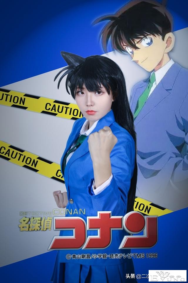 《名侦探柯南》毛利兰cos，眼神，动作都很传神呢-2.jpg