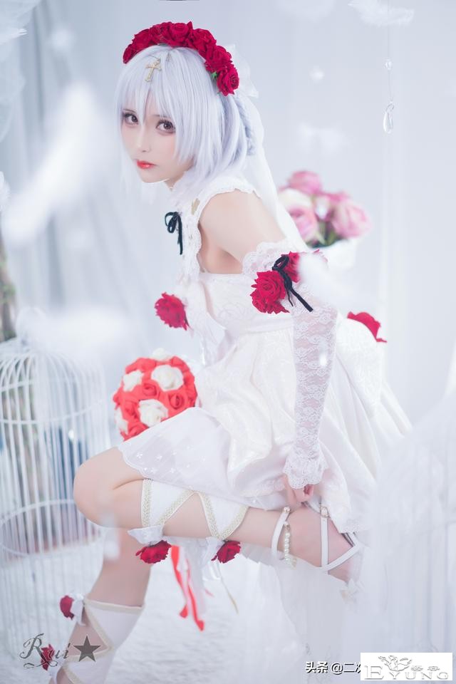 《崩坏3》德丽莎月下初拥cos，美丽唯美，第一眼就美到啦-5.jpg
