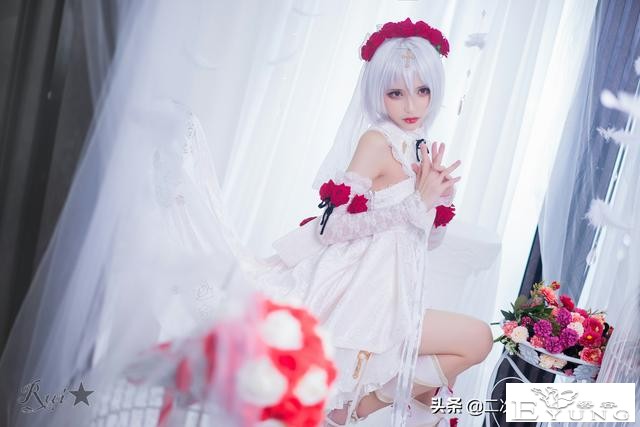 《崩坏3》德丽莎月下初拥cos，美丽唯美，第一眼就美到啦-7.jpg