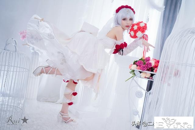 《崩坏3》德丽莎月下初拥cos，美丽唯美，第一眼就美到啦-8.jpg