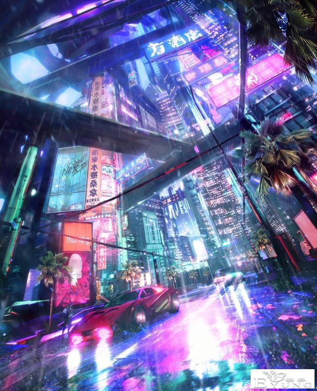 非常棒的一组“赛博朋克”插画作品！你喜欢这样的未来世界吗？-10.jpg