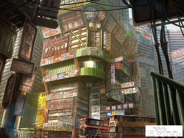 非常棒的一组“赛博朋克”插画作品！你喜欢这样的未来世界吗？-13.jpg
