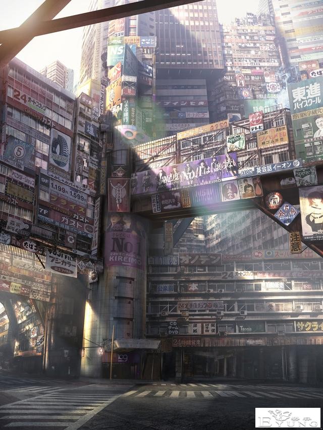 非常棒的一组“赛博朋克”插画作品！你喜欢这样的未来世界吗？-17.jpg