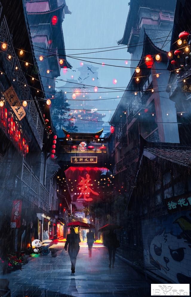 不错的一组国风（古典）场景插画作品！绝对有古装大片的既视感-18.jpg