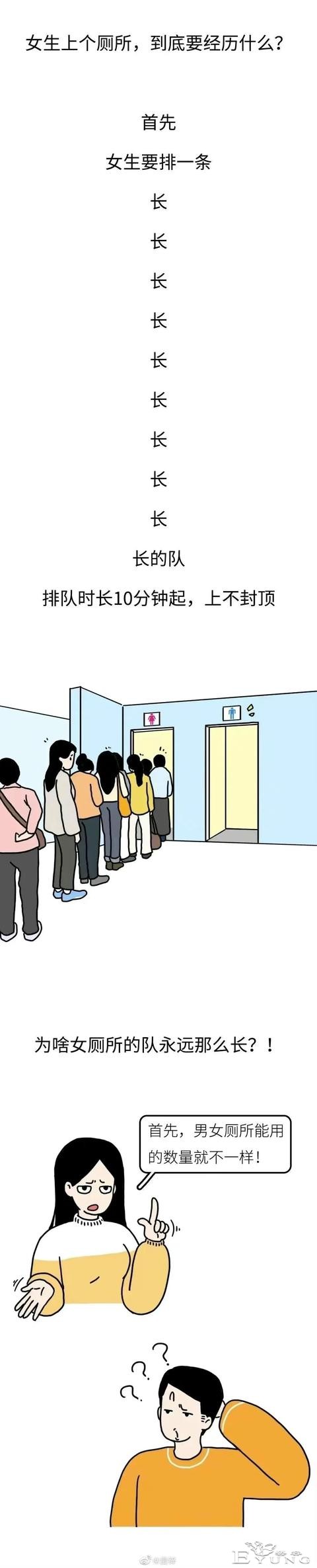 漫画：为什么女厕门口总是排了很长的队？-2.jpg