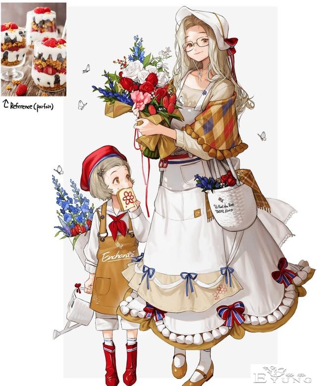 画师大佬将甜品拟人，不仅看着甜还有故事！还能脑补出小剧场-1.jpg