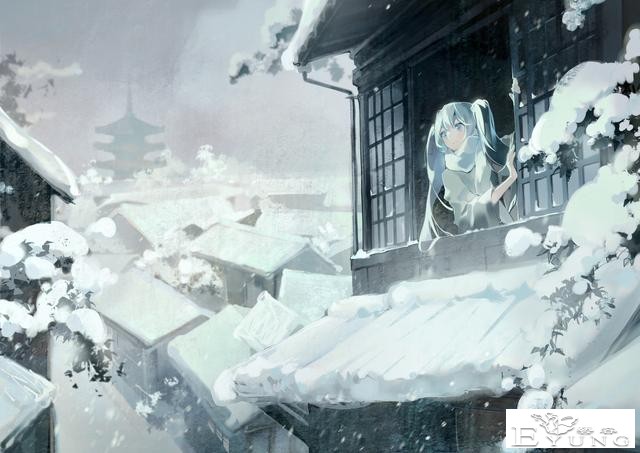 一组非常漂亮的初音未来同人插画作品欣赏！画面真是相当华丽啊-3.jpg