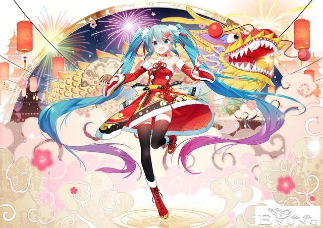 一组非常漂亮的初音未来同人插画作品欣赏！画面真是相当华丽啊-9.jpg