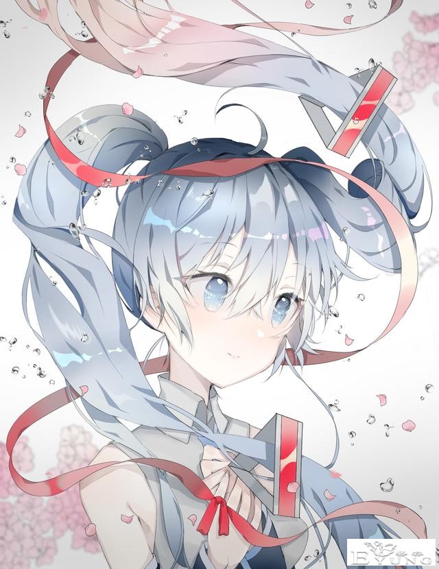 一组非常漂亮的初音未来同人插画作品欣赏！画面真是相当华丽啊-10.jpg