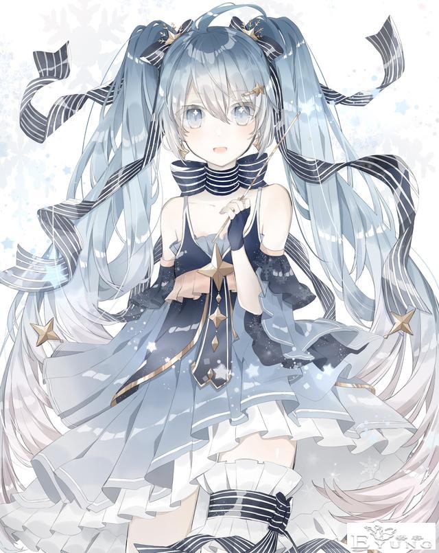 一组非常漂亮的初音未来同人插画作品欣赏！画面真是相当华丽啊-11.jpg