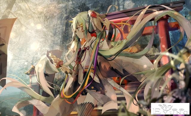 一组非常漂亮的初音未来同人插画作品欣赏！画面真是相当华丽啊-14.jpg