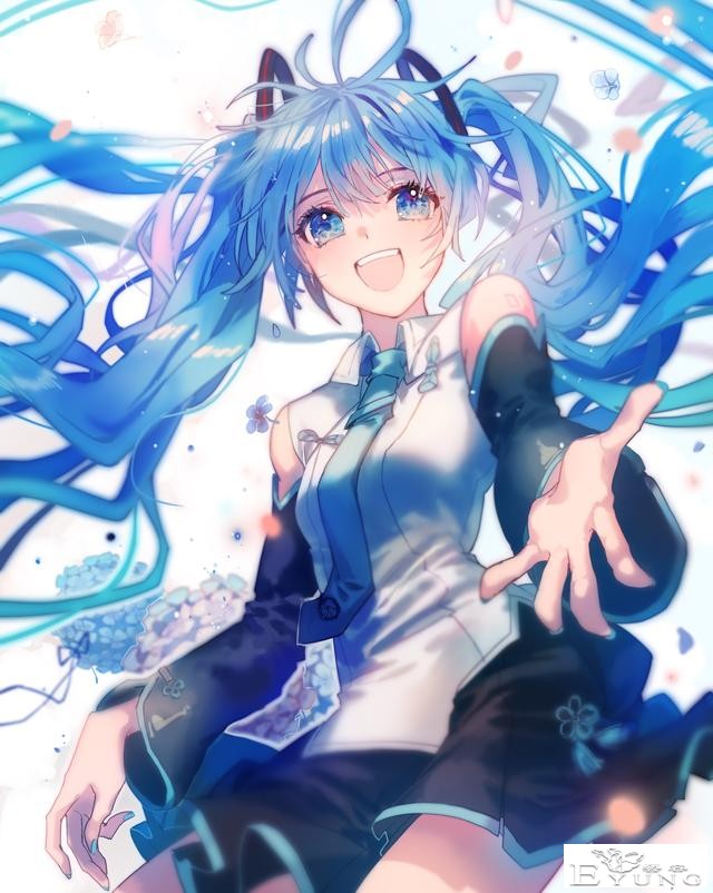 一组人气虚拟偶像初音未来的同人插画作品欣赏！质量很高画面唯美-12.jpg