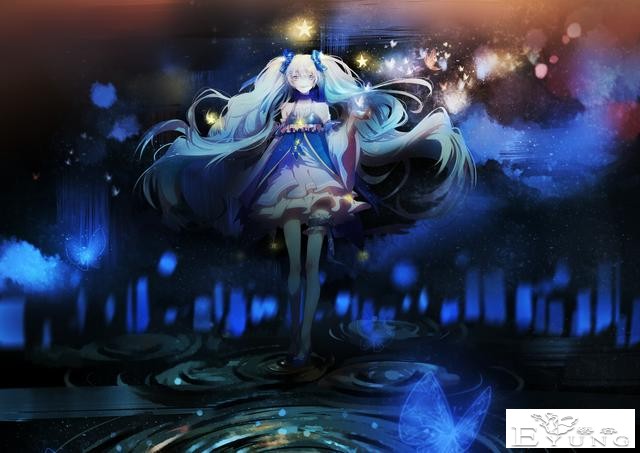 一组人气虚拟偶像初音未来的同人插画作品欣赏！质量很高画面唯美-11.jpg