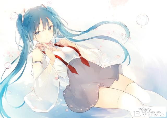 一组人气虚拟偶像初音未来的同人插画作品欣赏！质量很高画面唯美-16.jpg