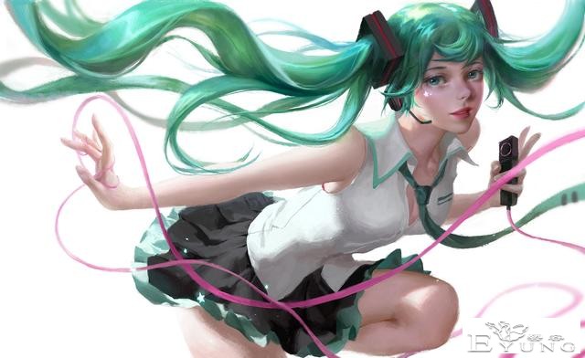 一组漂亮的初音未来同人插画欣赏！画技优秀画面相当华丽的作品-3.jpg