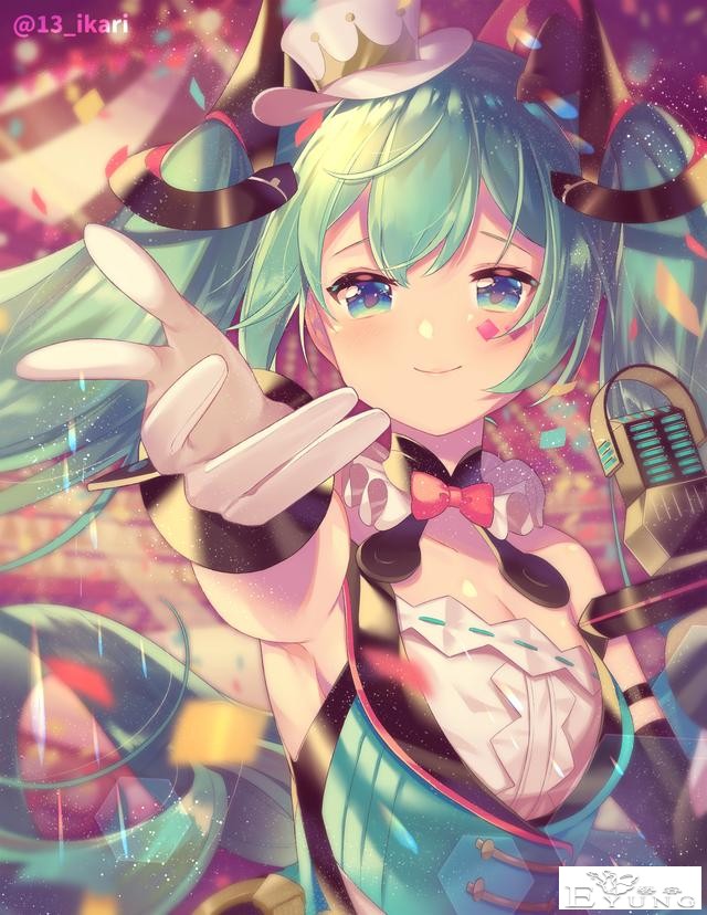 一组漂亮的初音未来同人插画欣赏！画技优秀画面相当华丽的作品-12.jpg