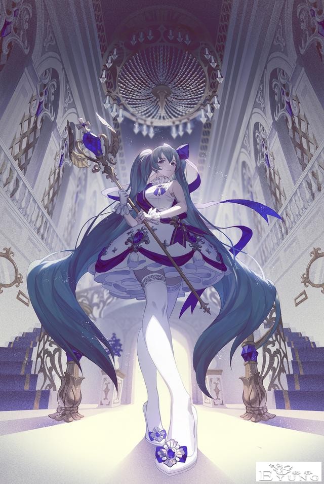 一组漂亮的初音未来同人插画欣赏！画技优秀画面相当华丽的作品-18.jpg