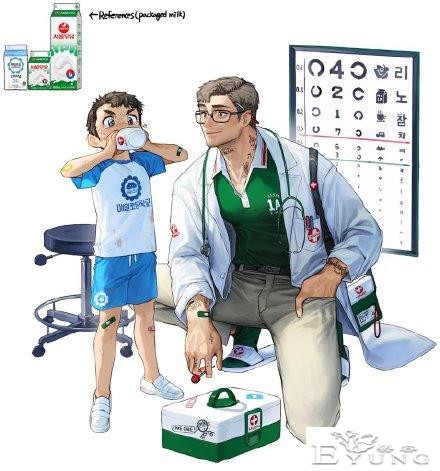 画师大佬将喝的拟人化，这牛奶这激浪，一看都是有故事的人啊-1.jpg