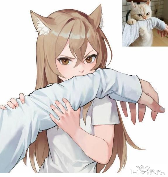 网友分享猫耳的不同画法，好怪哦，再看一眼-8.jpg
