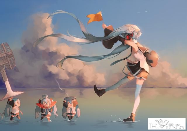 一组画面唯美的初音未来同人插画欣赏！造型相当漂亮的高质量作品-5.jpg