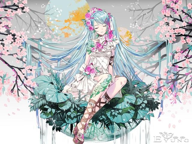 一组画面唯美的初音未来同人插画欣赏！造型相当漂亮的高质量作品-7.jpg