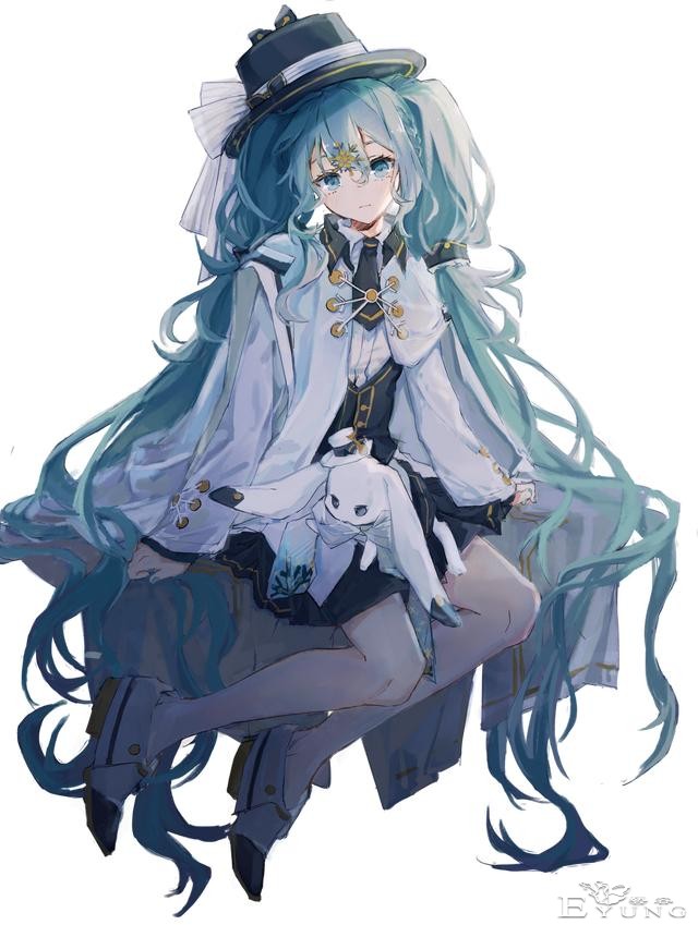 一组画面唯美的初音未来同人插画欣赏！造型相当漂亮的高质量作品-10.jpg