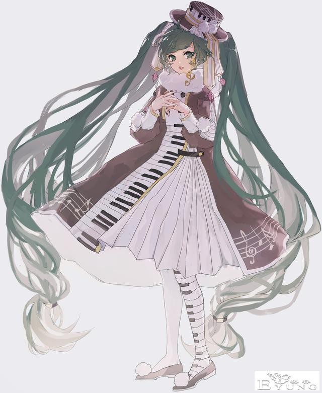 一组画面唯美的初音未来同人插画欣赏！造型相当漂亮的高质量作品-11.jpg