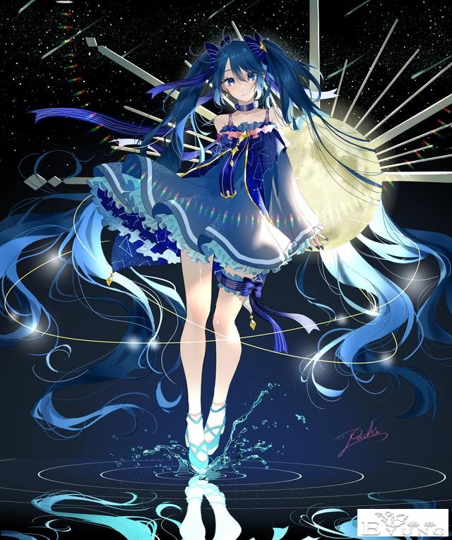 一组画面唯美的初音未来同人插画欣赏！造型相当漂亮的高质量作品-15.jpg