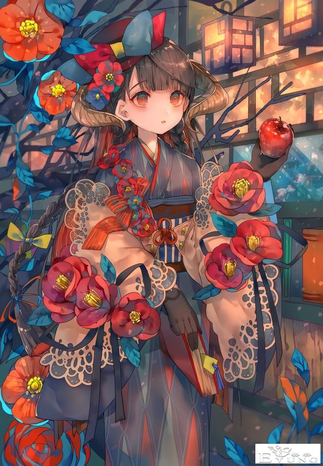 日本插画师色彩超亮丽的插画作品！这个画师很喜欢画萌妹子角色哦-7.jpg