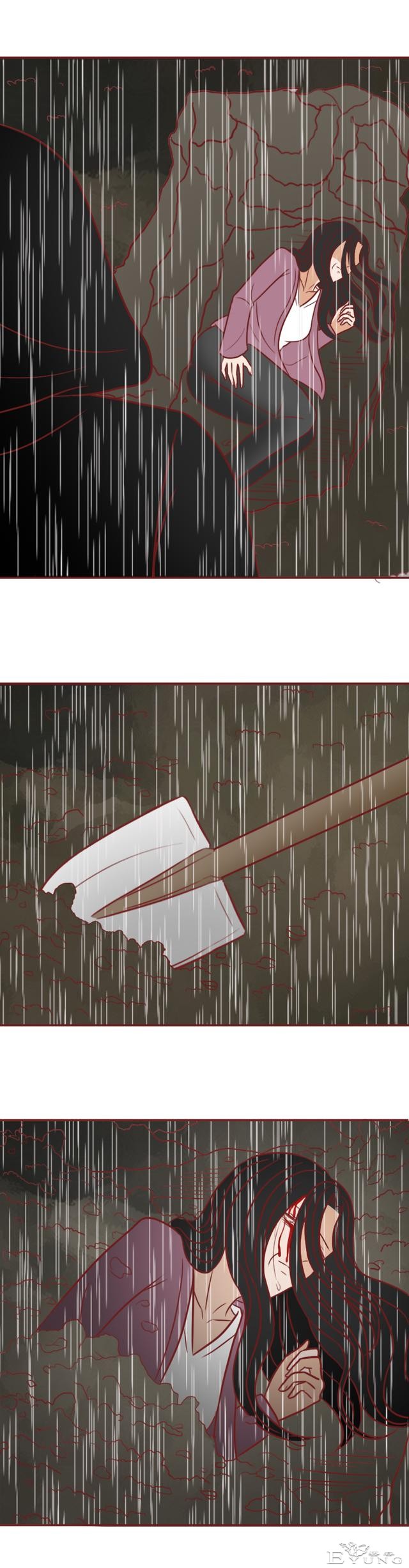 一根验孕棒引发的血案，女儿失踪，妈妈被活埋，漫画结局不寒而栗-38.jpg