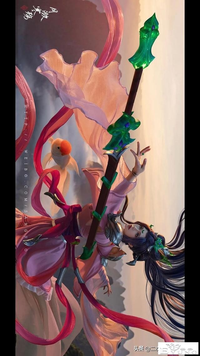《英雄联盟》玉剑传说迦娜，质感炸裂，精美用心第一眼以为是原画-9.jpg