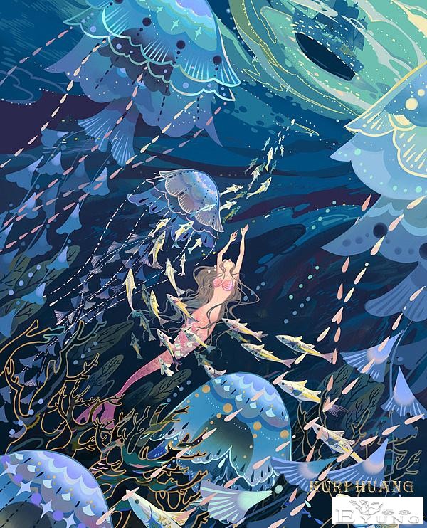 画风相当唯美漂亮的一组插画作品欣赏！即使作为装饰画也毫不逊色-8.jpg