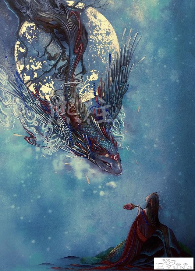 画风相当唯美漂亮的一组插画作品欣赏！即使作为装饰画也毫不逊色-20.jpg