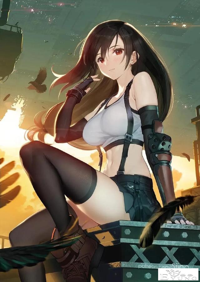 二次元美图，游戏界颜值扛把子蒂法-2.jpg