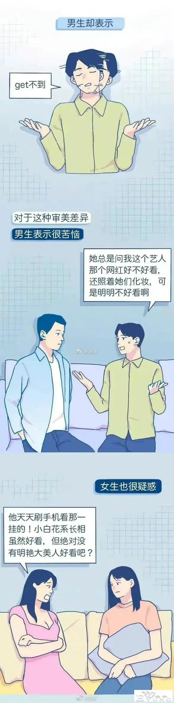 漫画：男女的审美差距究竟有多大？我栓q了-2.jpg