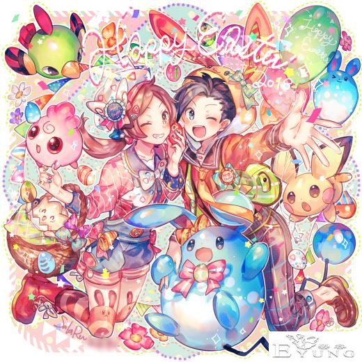 日本插画师“瑠宇”精美同人绘画作品欣赏！色彩超炫丽的唯美大作-3.jpg
