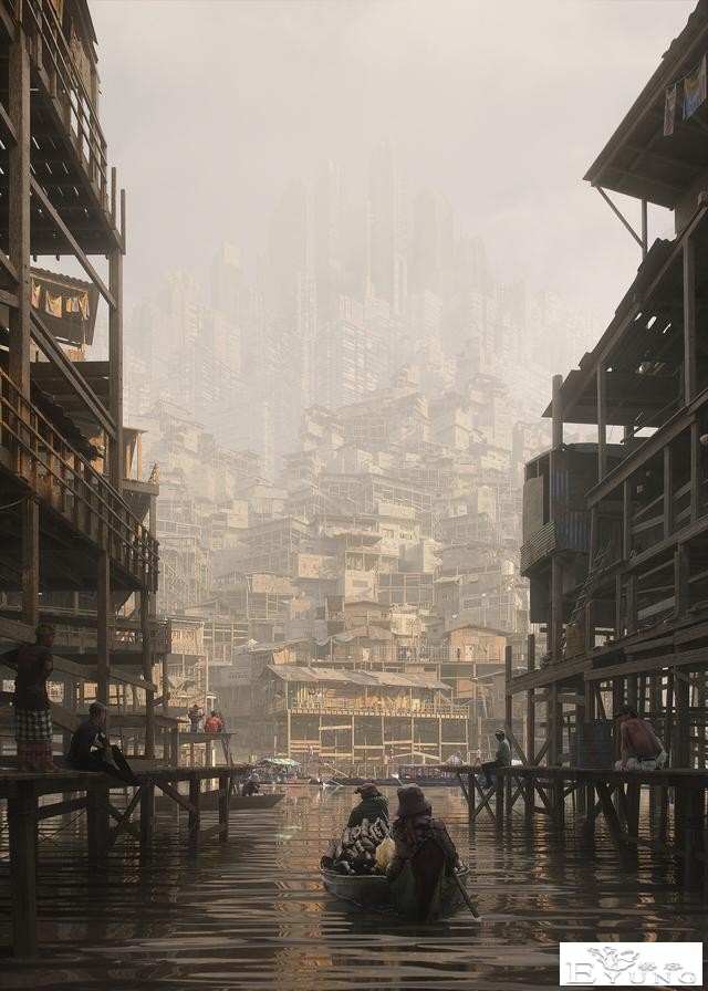 一组非常漂亮的概念场景插画作品！想象力十分丰富-13.jpg