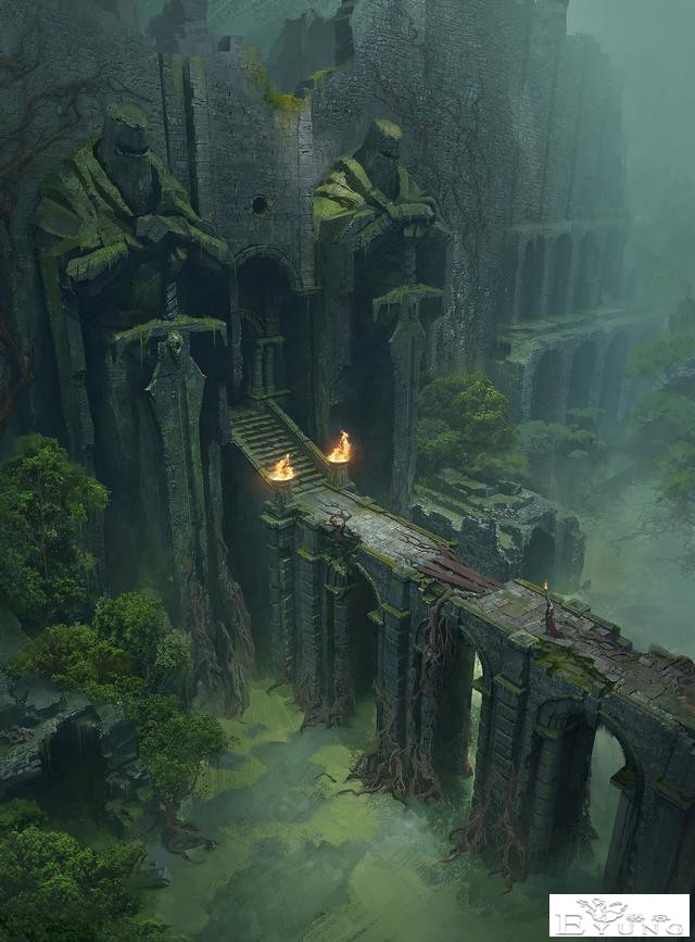 一组非常漂亮的概念场景插画作品！想象力十分丰富-17.jpg