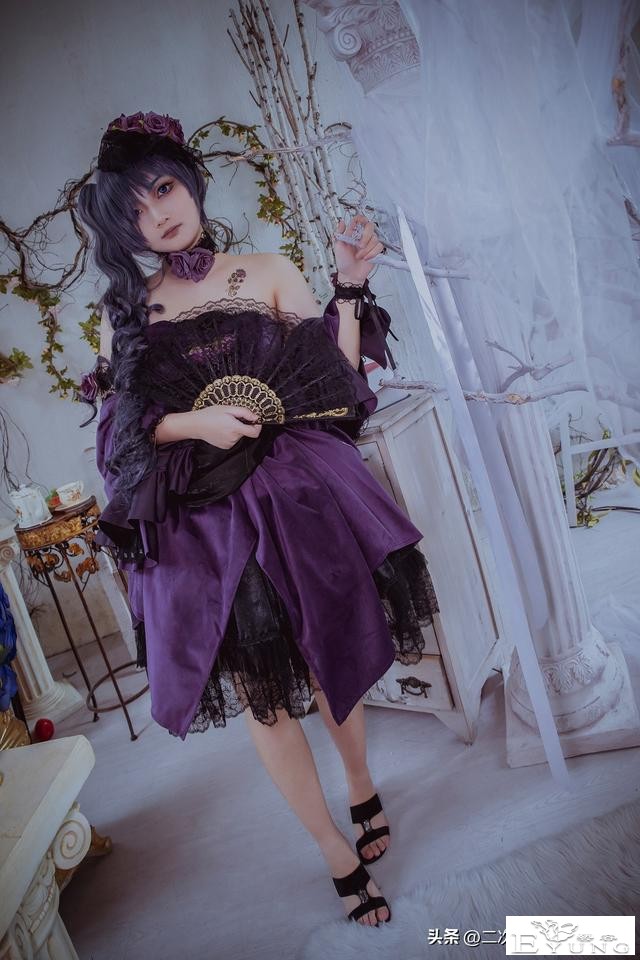 《黑执事》夏尔cos，紫玫瑰，紫色系的啵酱甚是优雅-16.jpg