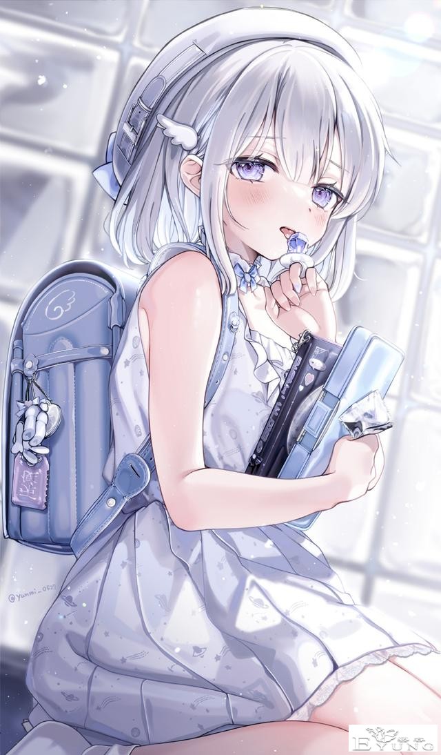 「P站画师」可爱的小萝莉！日本画师ゆんみ的插画作品推荐-6.jpg