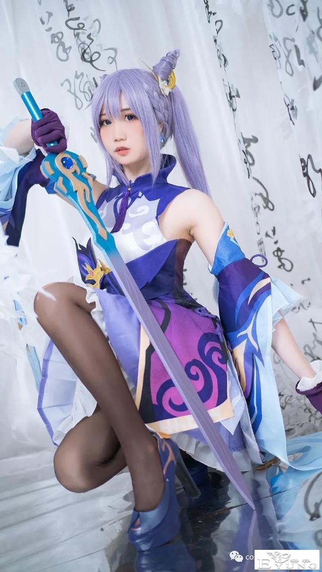 cos：二次元cos大赏原神刻晴@焖焖碳，我的身边，还会有你陪伴吗-4.jpg