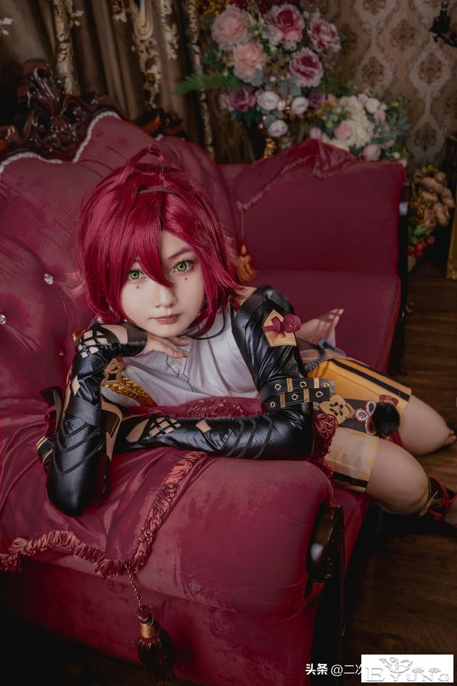 《原神》鹿野院平藏cos，有一点点可爱，还有一点小帅气-2.jpg