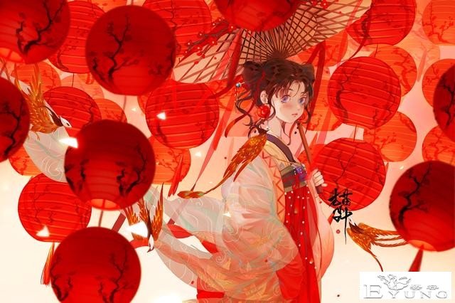 造型漂亮色彩唯美的一组国风（古典）人物插画作品！让人赏心悦目-1.jpg