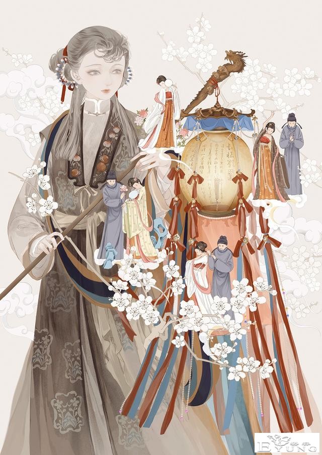 造型漂亮色彩唯美的一组国风（古典）人物插画作品！让人赏心悦目-5.jpg