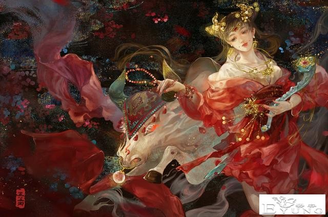 造型漂亮色彩唯美的一组国风（古典）人物插画作品！让人赏心悦目-8.jpg
