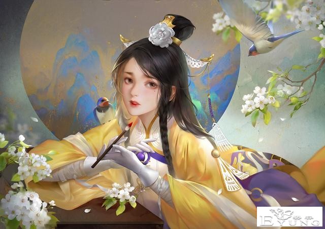 造型漂亮色彩唯美的一组国风（古典）人物插画作品！让人赏心悦目-9.jpg