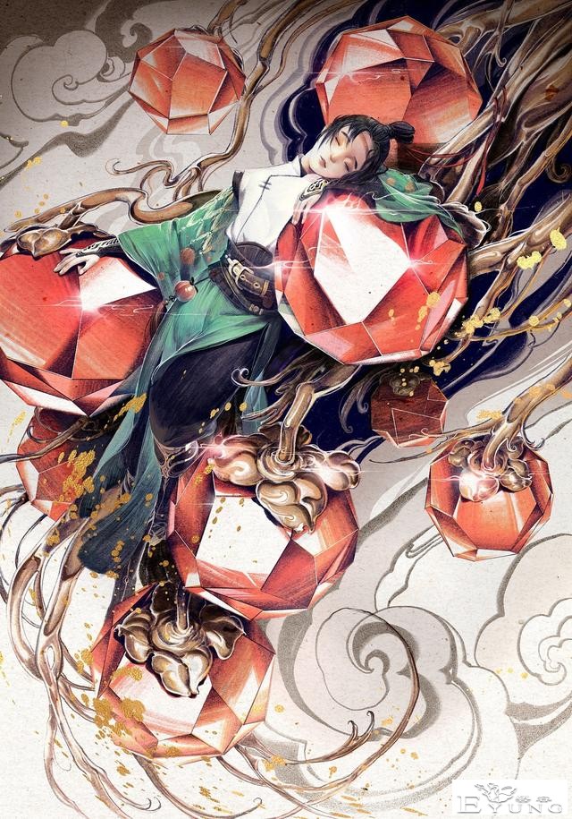 造型漂亮色彩唯美的一组国风（古典）人物插画作品！让人赏心悦目-11.jpg