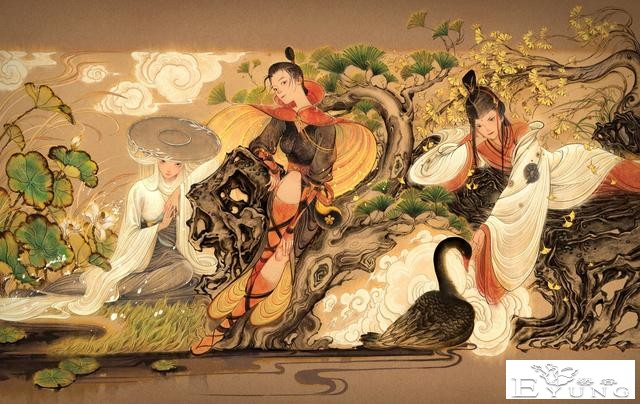 造型漂亮色彩唯美的一组国风（古典）人物插画作品！让人赏心悦目-10.jpg