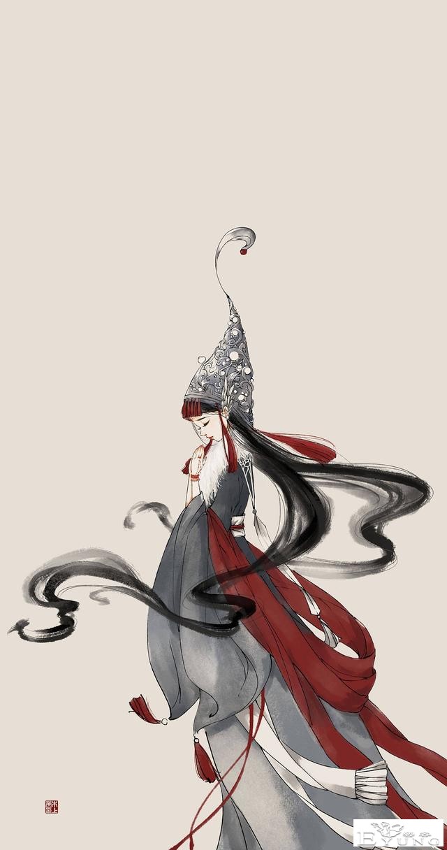 造型漂亮色彩唯美的一组国风（古典）人物插画作品！让人赏心悦目-16.jpg